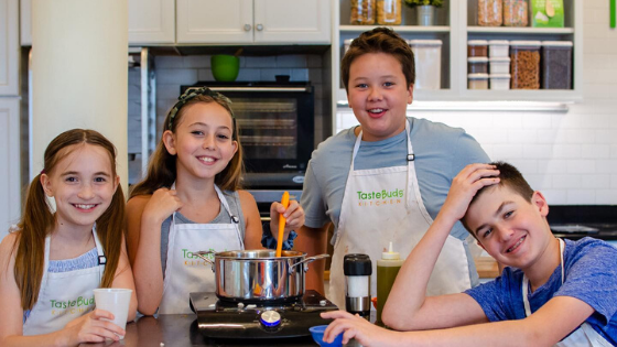 Kids cooking