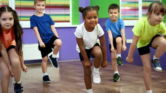 Kids in Dance Class