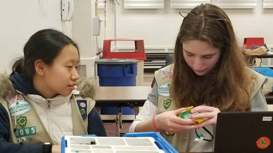 Girl Scouts at Snapology