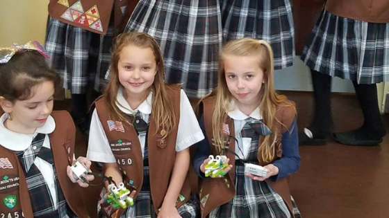 Girl Scouts with Robotics