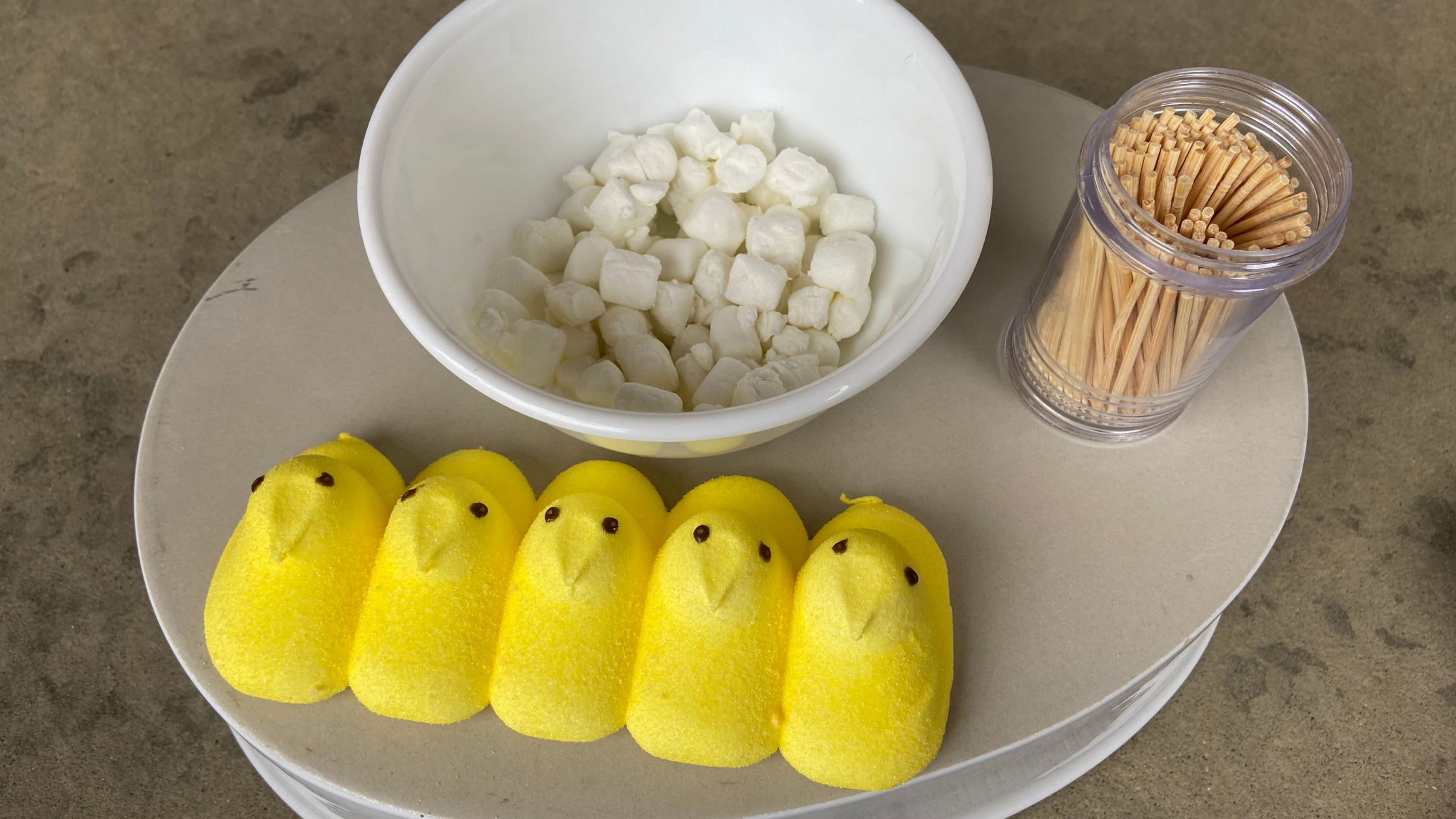 peeps craft plate